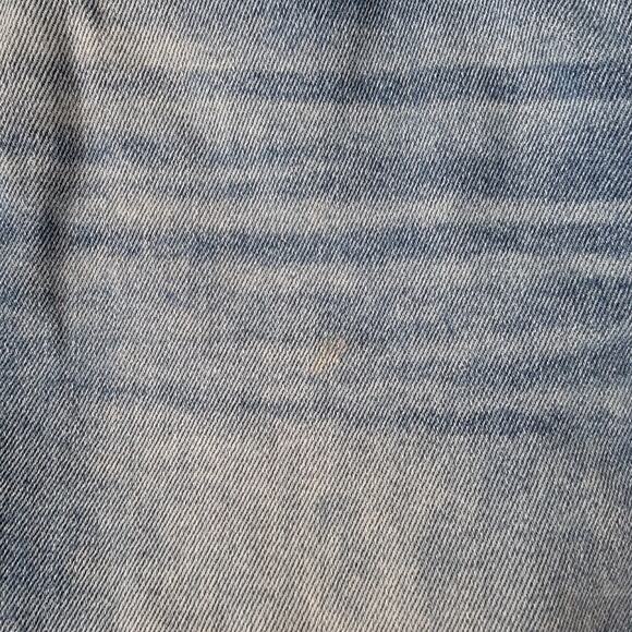 Good American High Rise Distressed Straight Leg Jean Medium Wash Size 6/28 - Picture 5 of 5